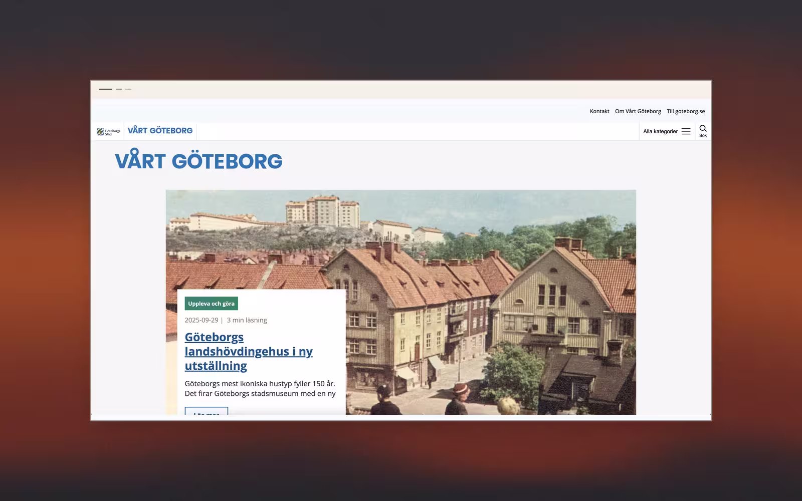 Vårt Göteborg